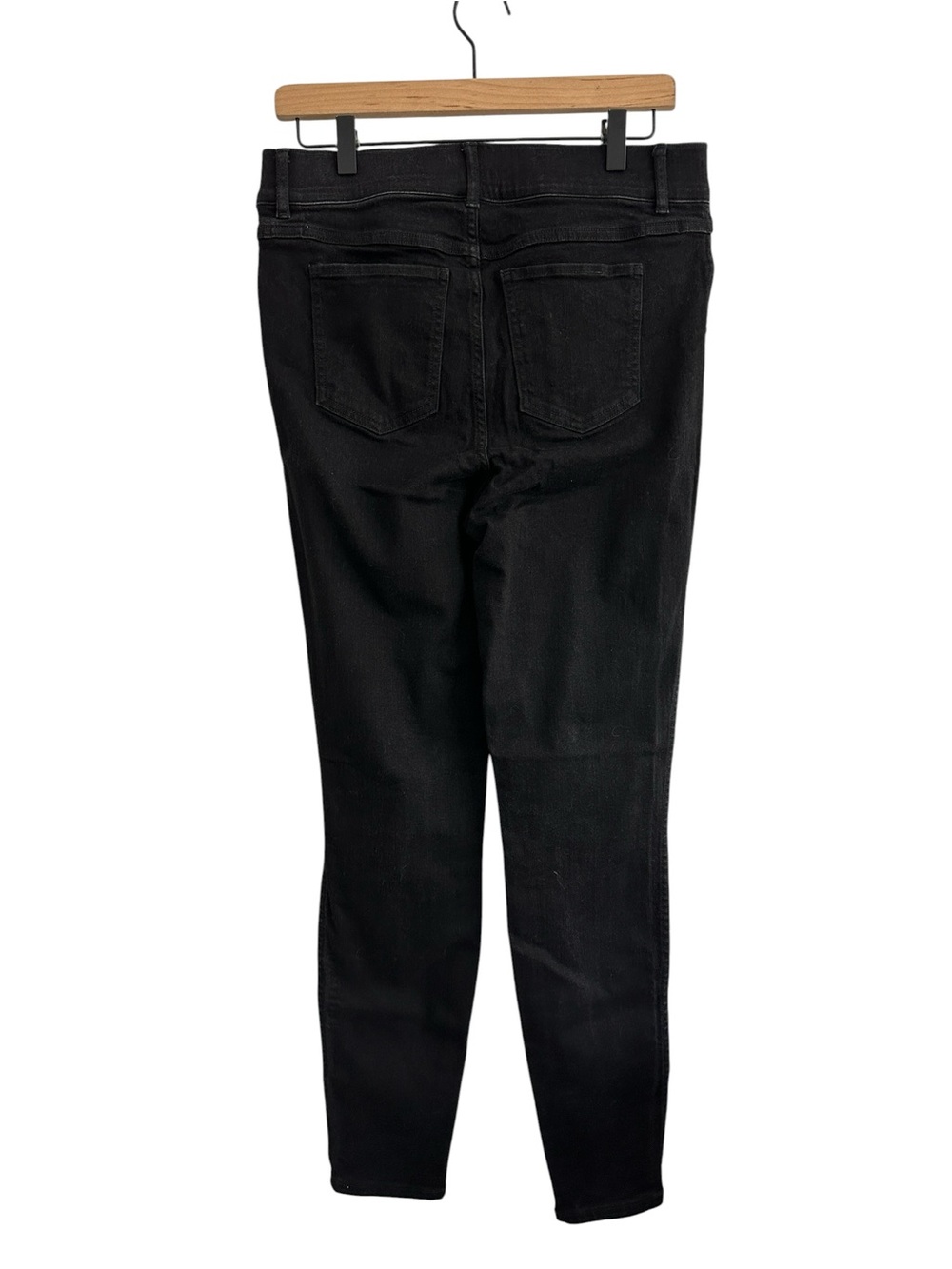 SPANX Women Jeans Large Black Tall Pull On Shaping Comfort Stretch High Rise - Picture 7 of 7